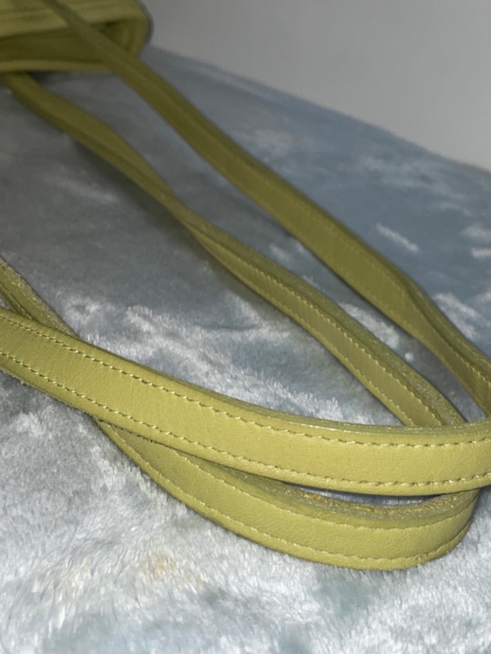 Vintage COACH Framed Pouch Shoulder Bag in Lime Green Glove Tanned Leather - Picture 3 of 14